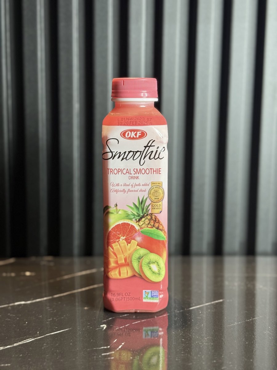 Tropical OKF Korean smoothie bottle